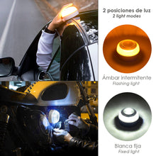Cargar imagen en el visor de la galería, LUZ LED EMERGENCIA COCHE V16 PILA 9V.
