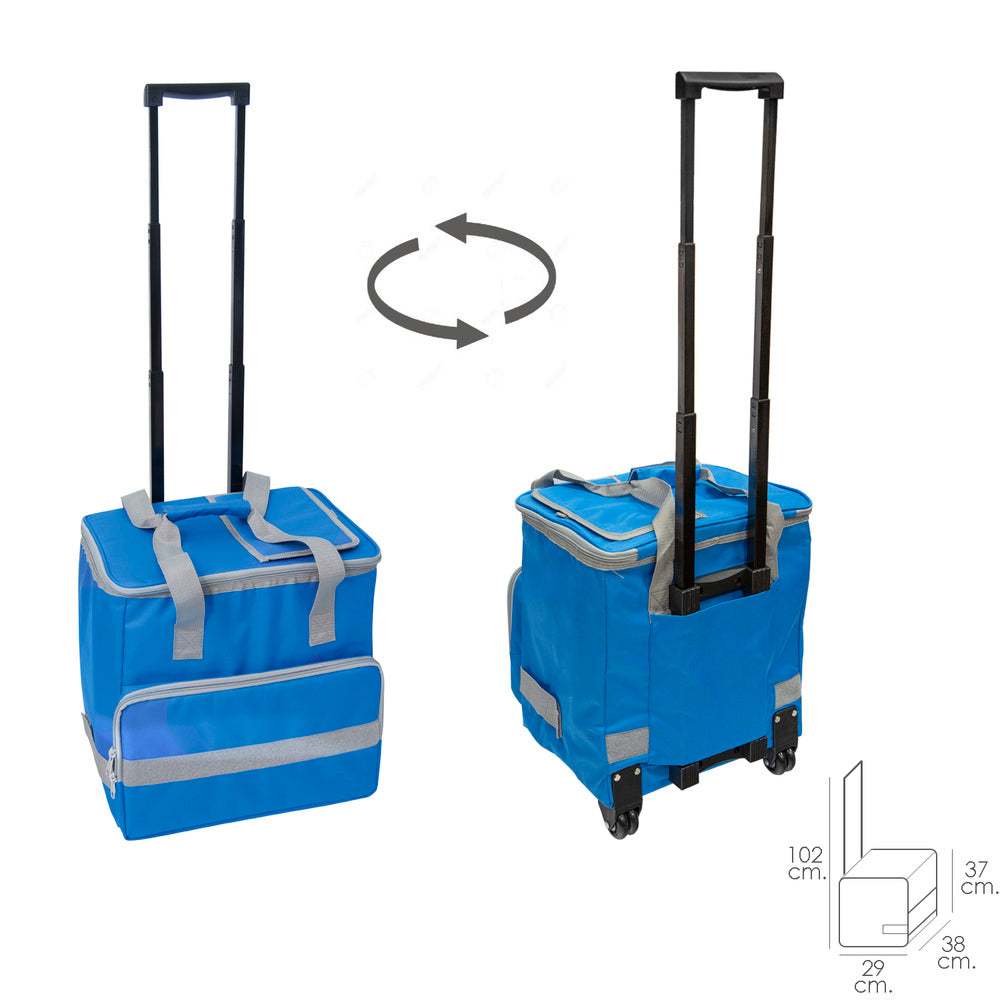 Nevera bolsa térmica 38 litros azul Trolley (AF)